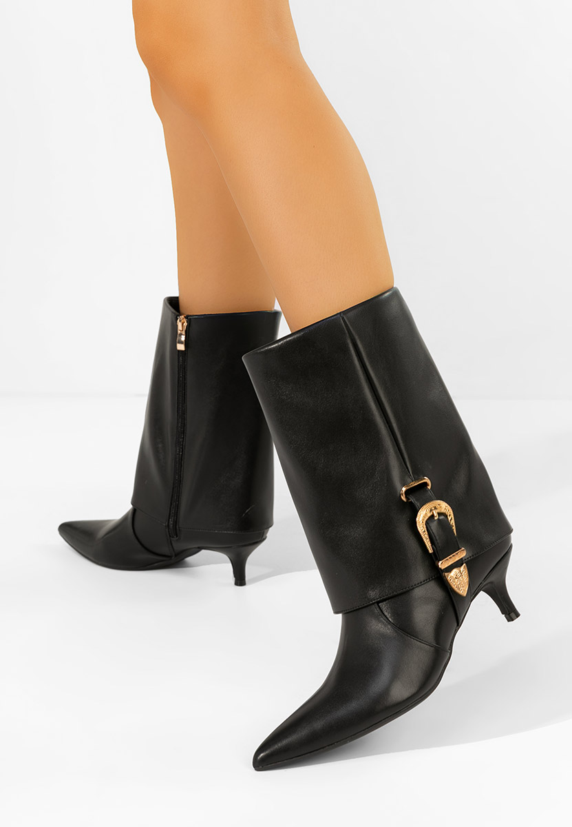 Чизми на ток Arvenia черен