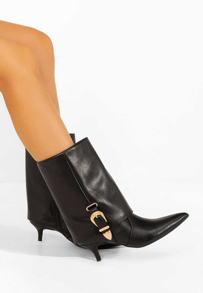 Чизми на ток Arvenia черен