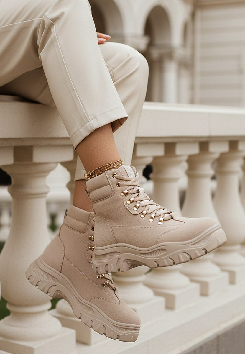 Cникърси High-Top бежов Onisa