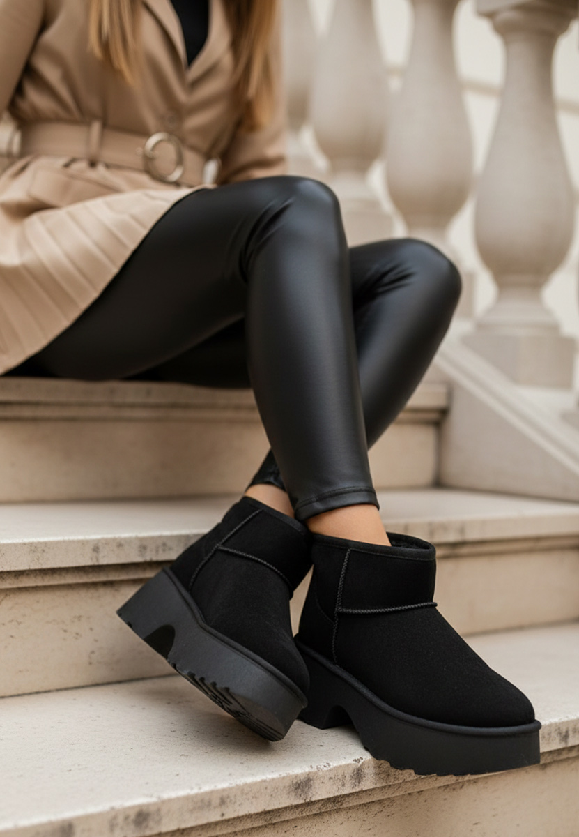 Зимни дамски Ботинки Tarnia черен