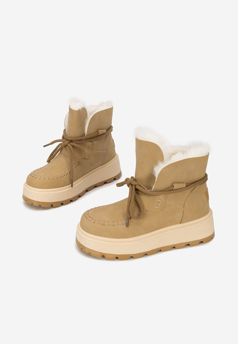 Обувки на платформа Dionea каки