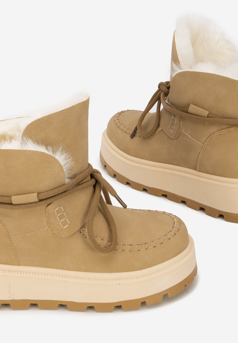 Обувки на платформа Dionea каки