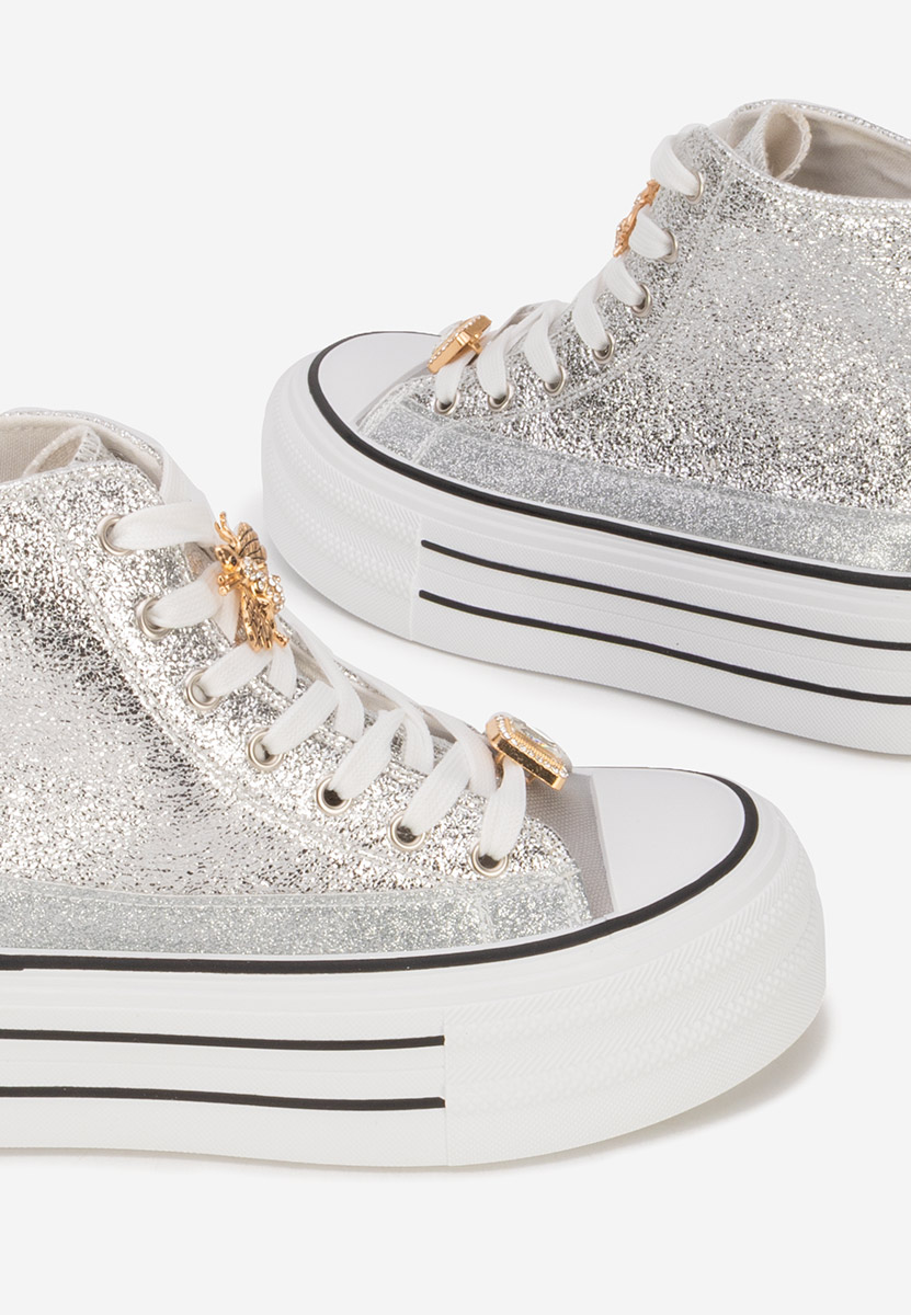 Кецове на платформа Trixy сив