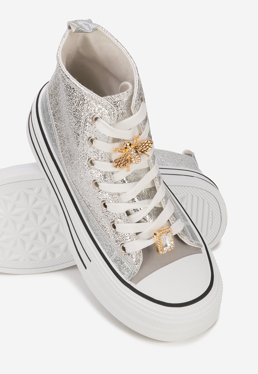 Кецове на платформа Trixy сив