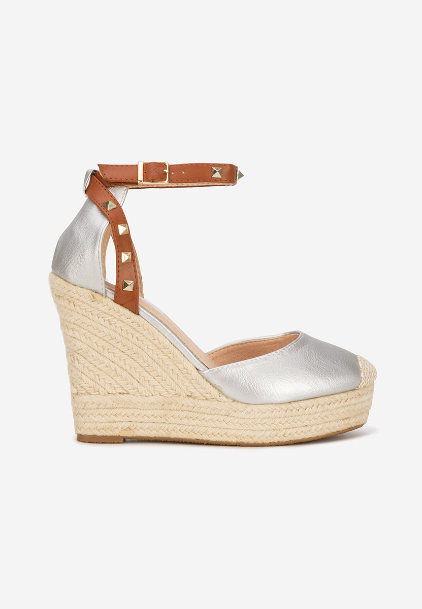 Сандали на платформа Riviella сив