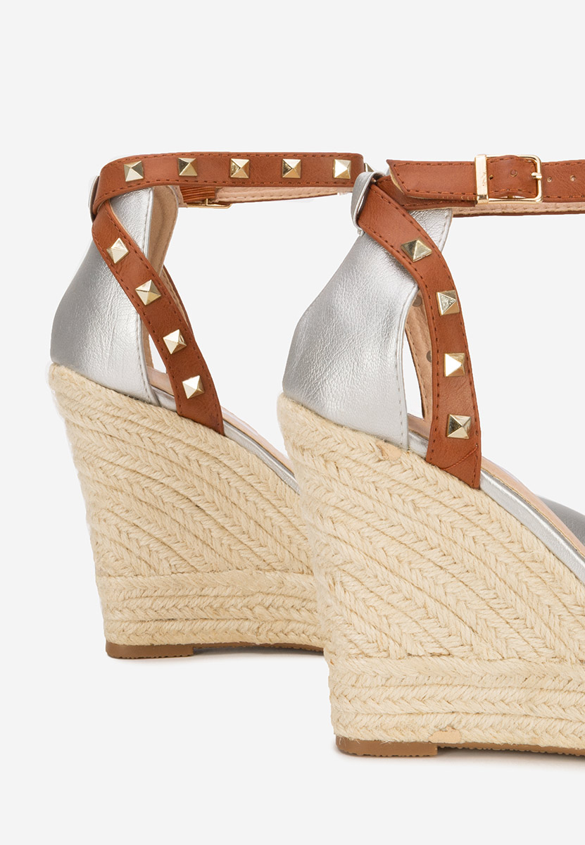 Сандали на платформа Riviella сив