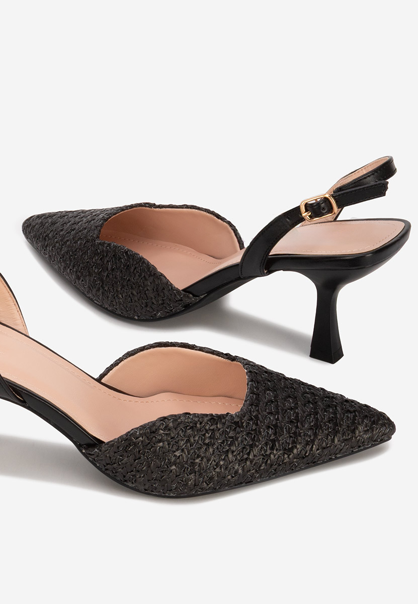 Обувки стилето Shemika черни