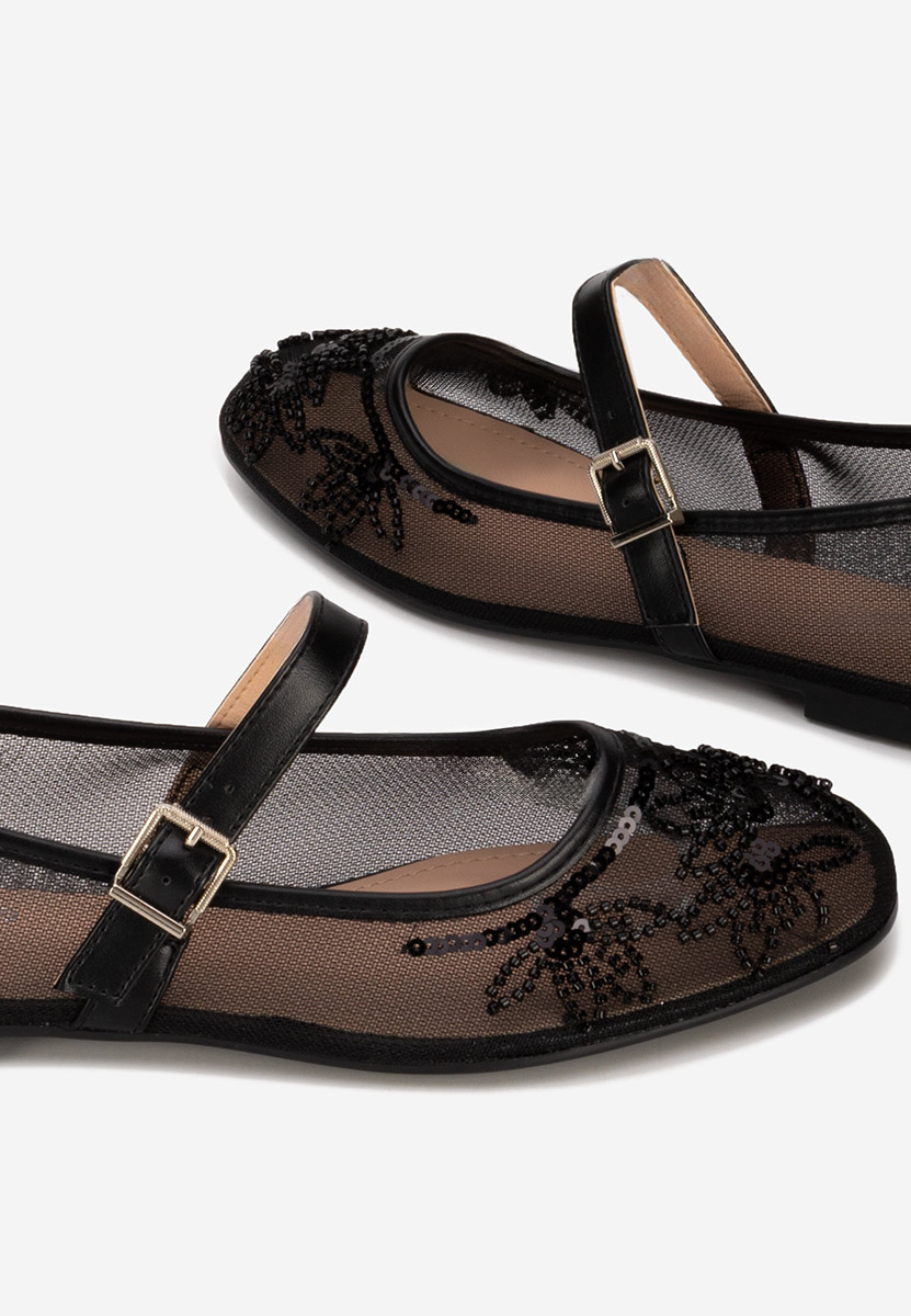 Дамски балерини Theressa черни