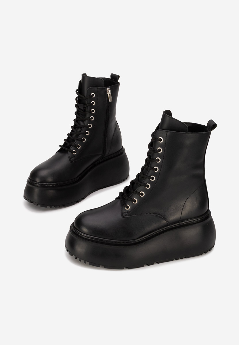 Обувки на платформа Luisena черен