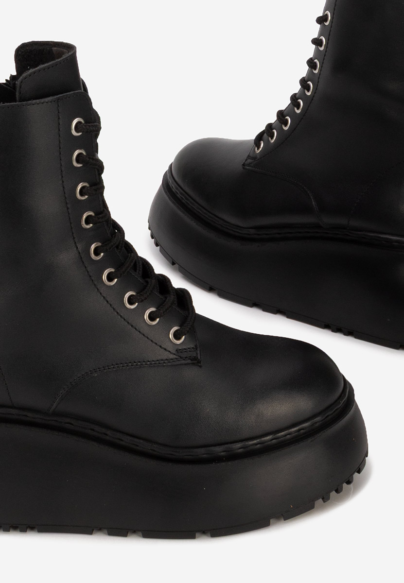 Обувки на платформа Luisena черен