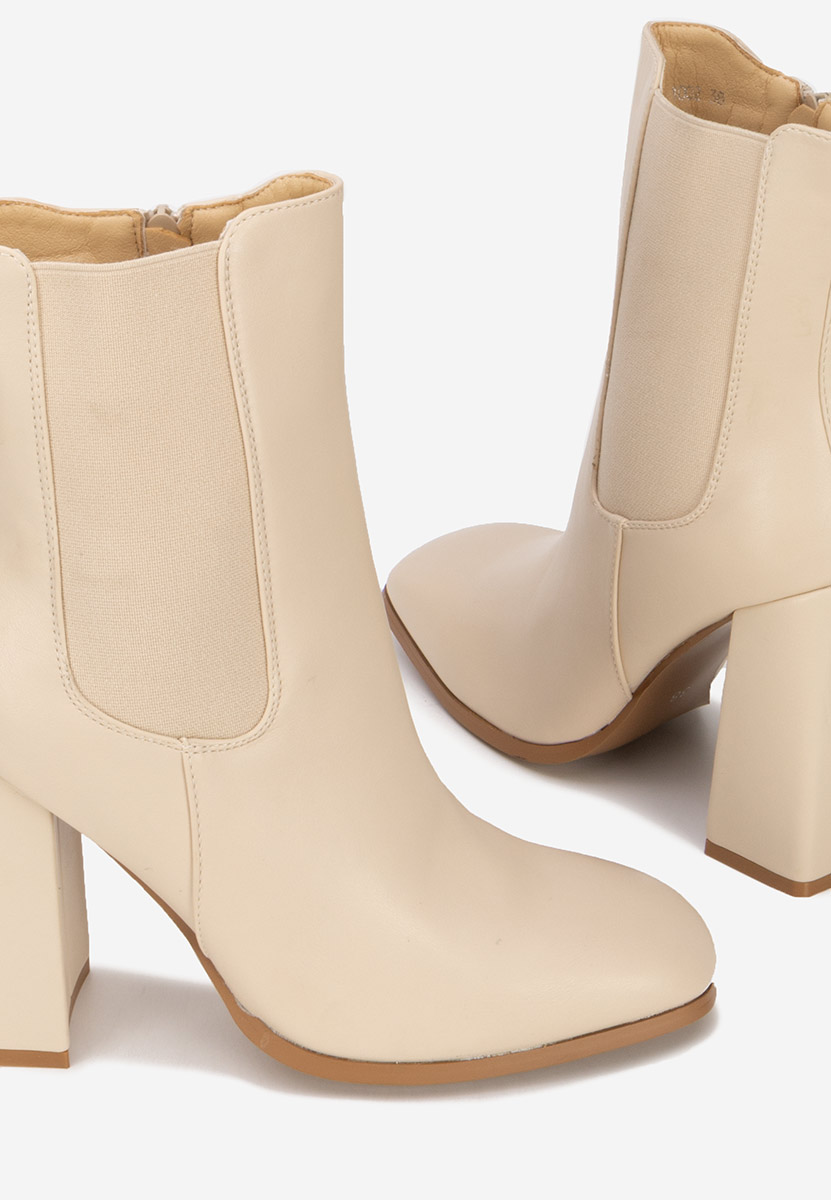 Дамски chelsea боти Anaela бежов