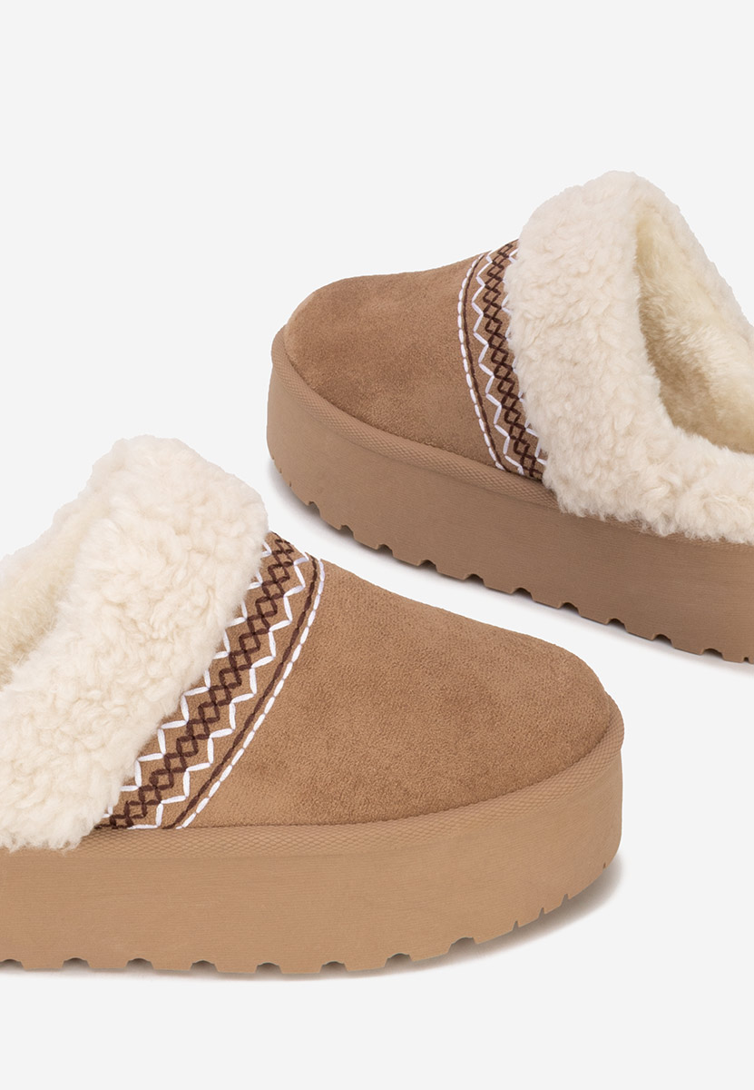 Дамско сабо Anelisse каки