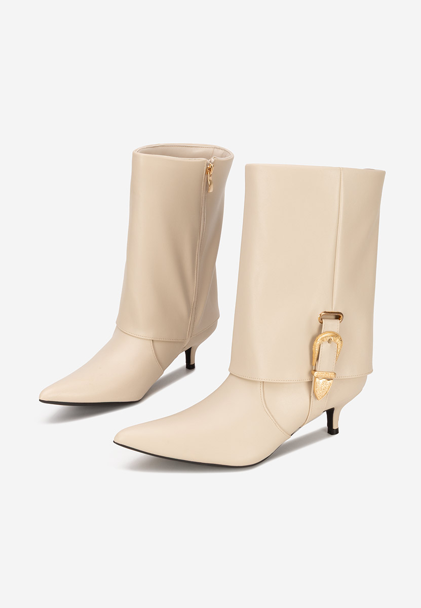 Чизми на ток Arvenia бежов