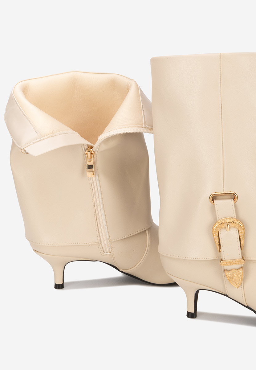 Чизми на ток Arvenia бежов