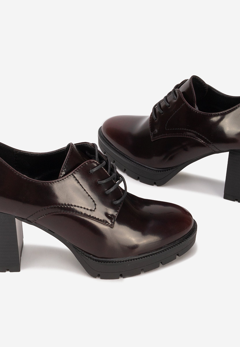 Ежедневни обувки Pluvina Винено червено