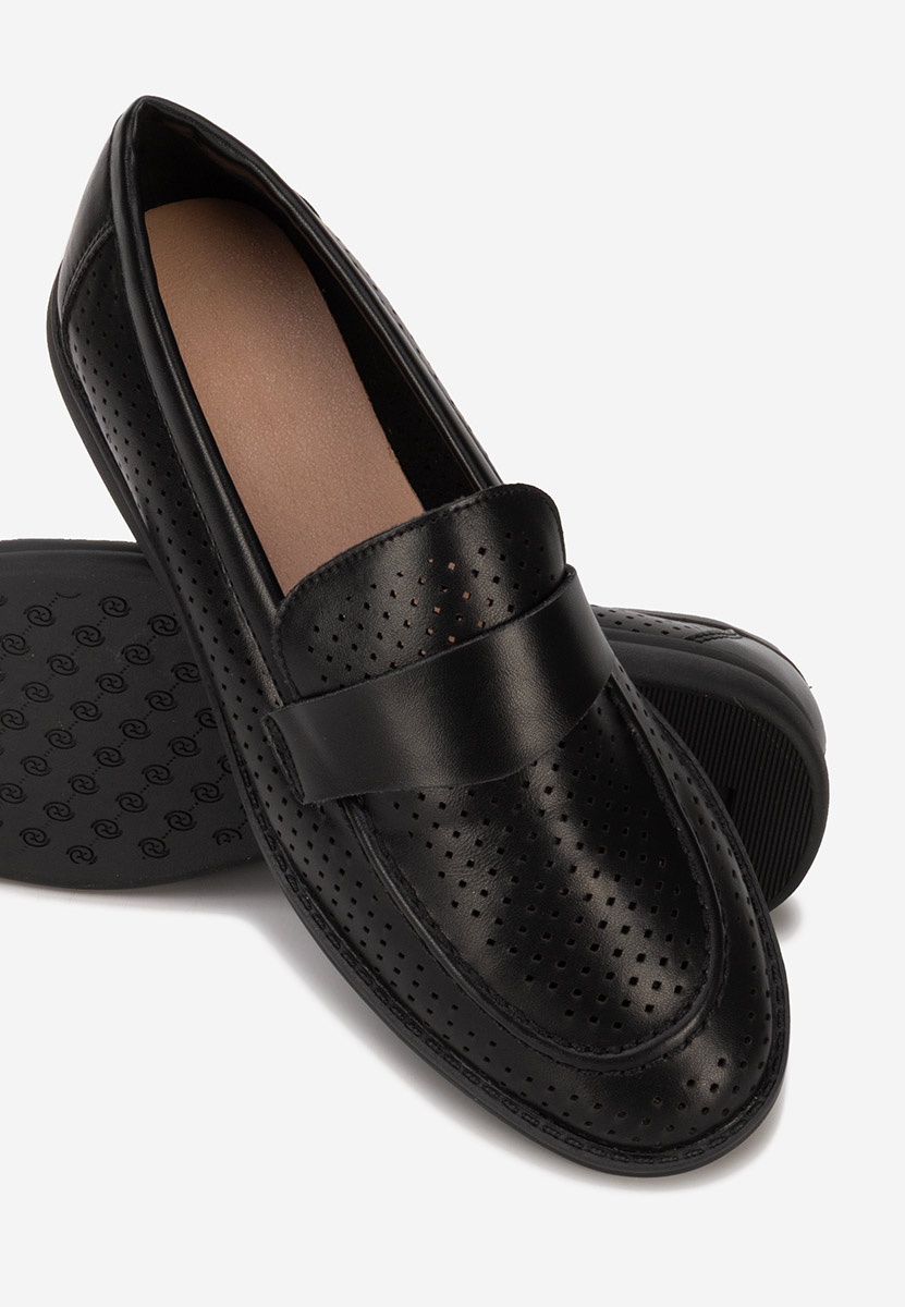 Дамски мокасини Morvana черни