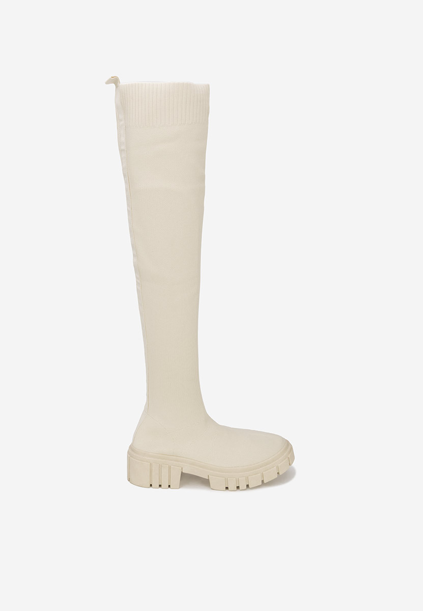 Високи ботуши Raena бежов