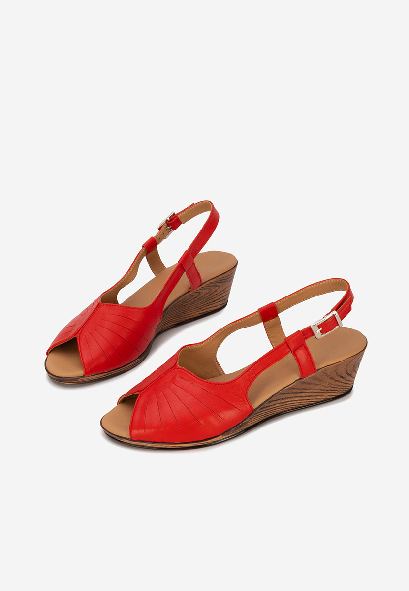 Oртопедични сандали Lovara червен