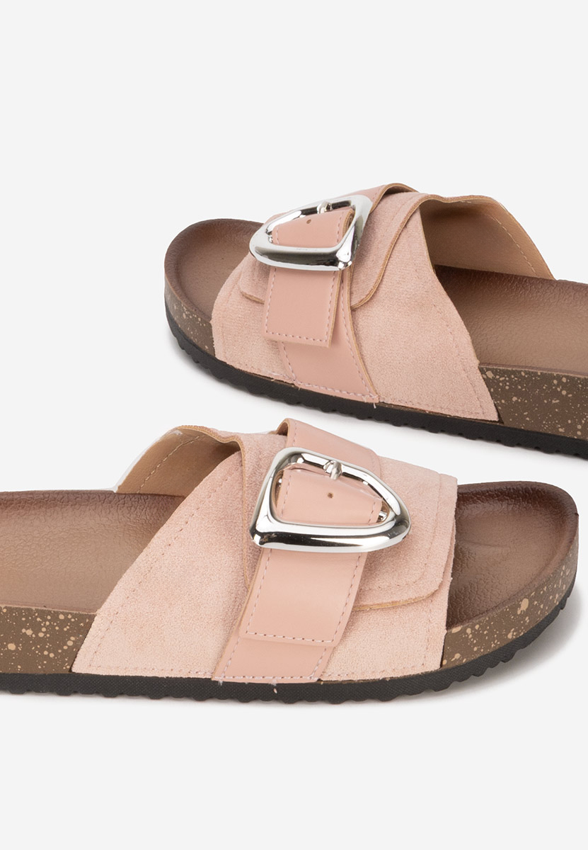 Дамски чехли Isabelle розов