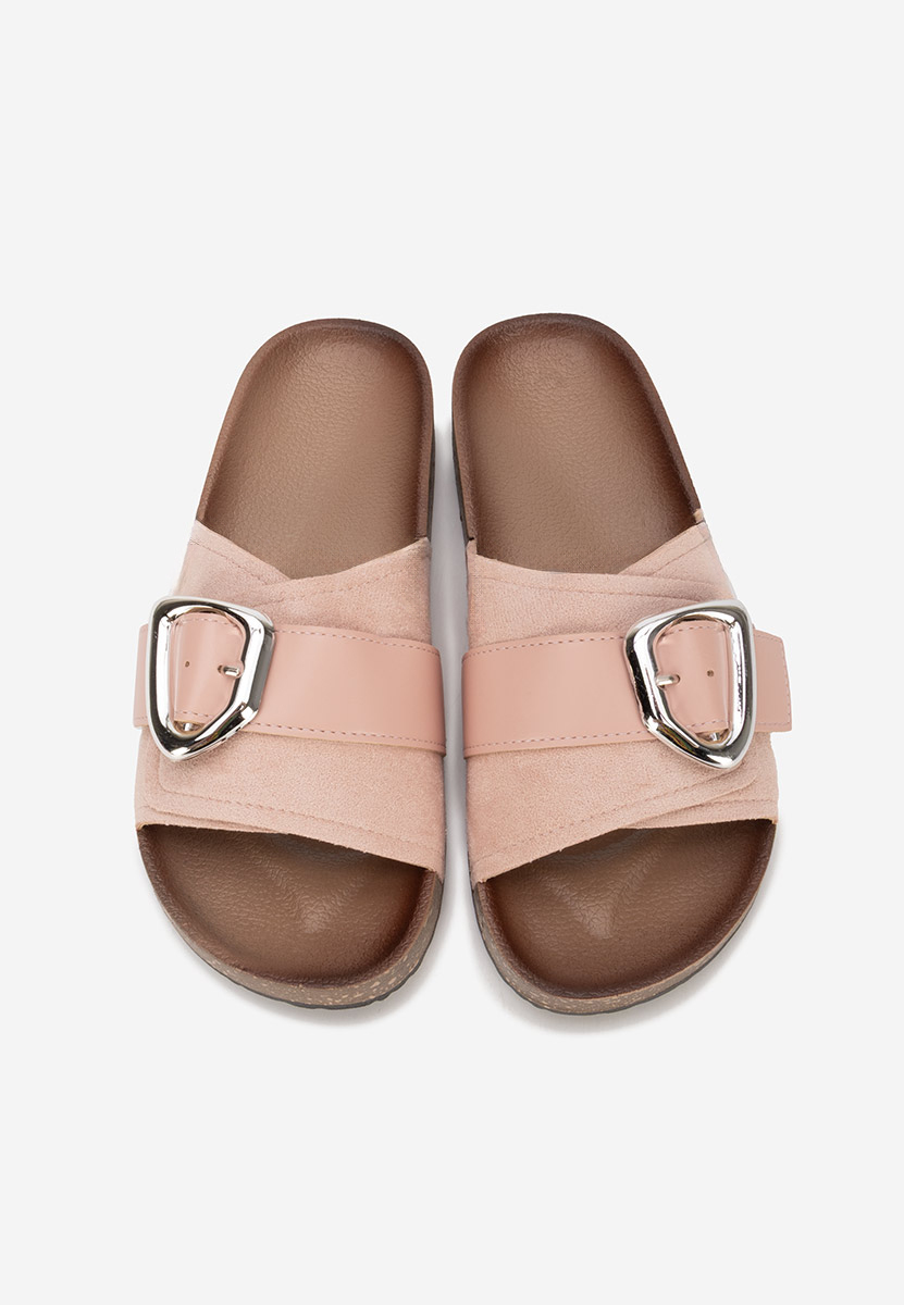 Дамски чехли Isabelle розов