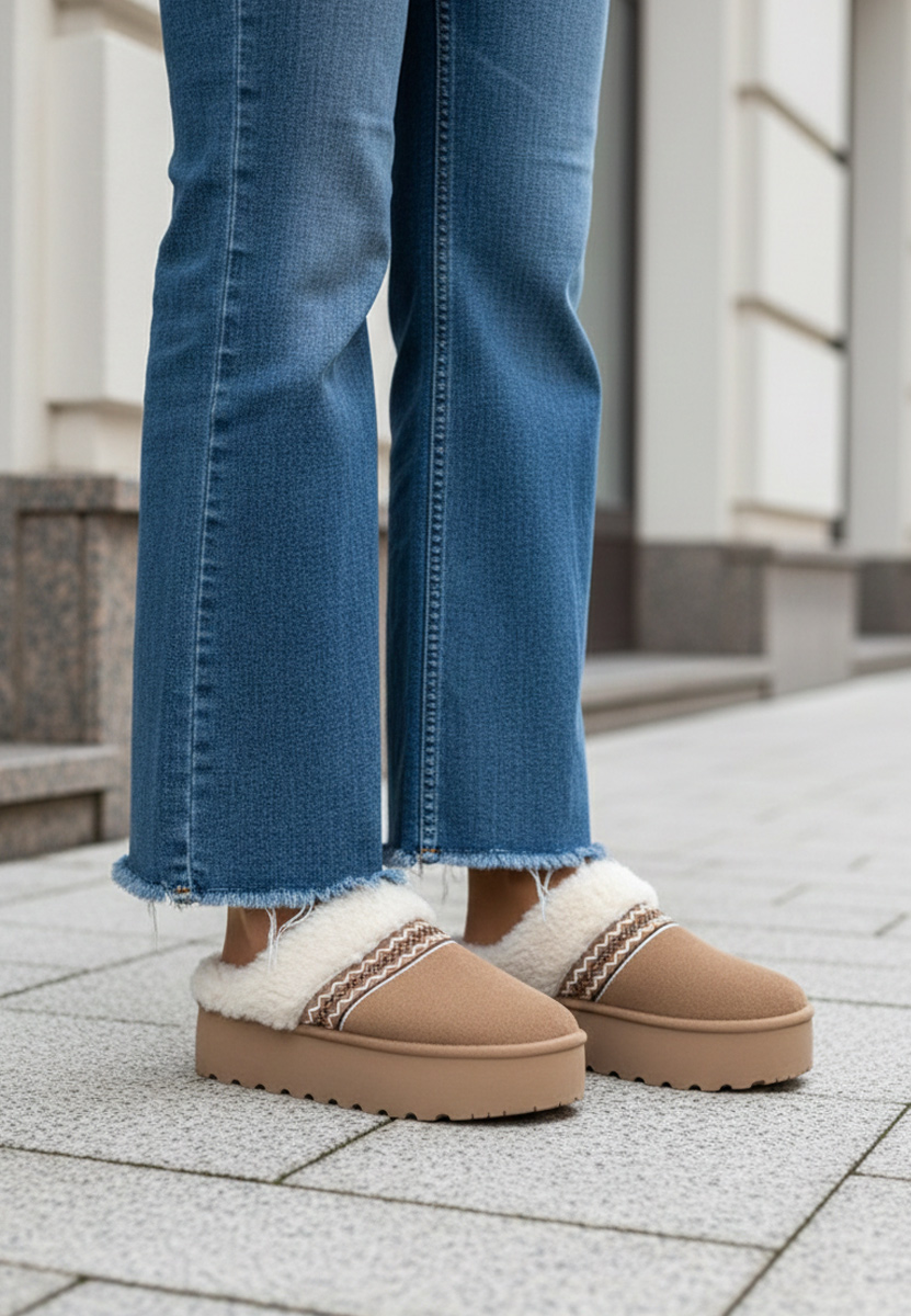 Дамско сабо Anelisse каки