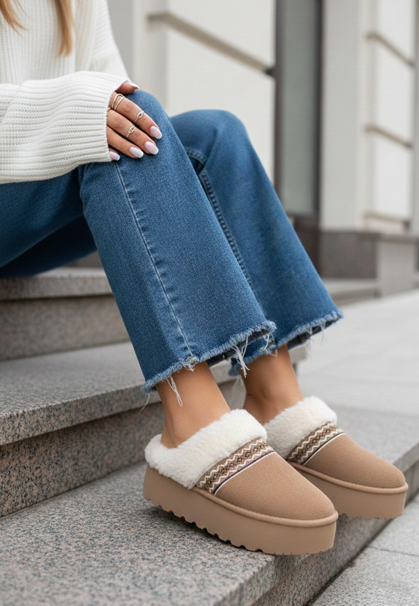 Дамско сабо Anelisse каки