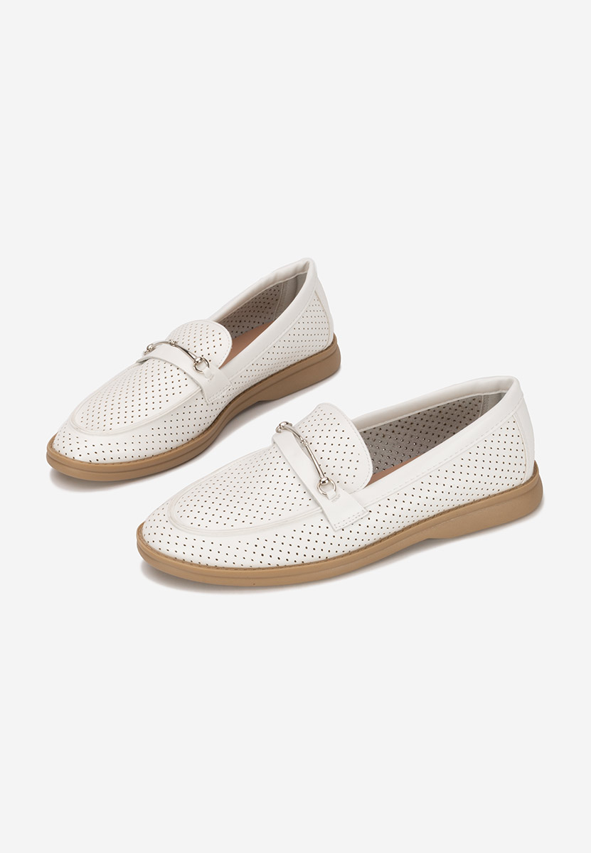 Дамски мокасини Morvana V2 бели