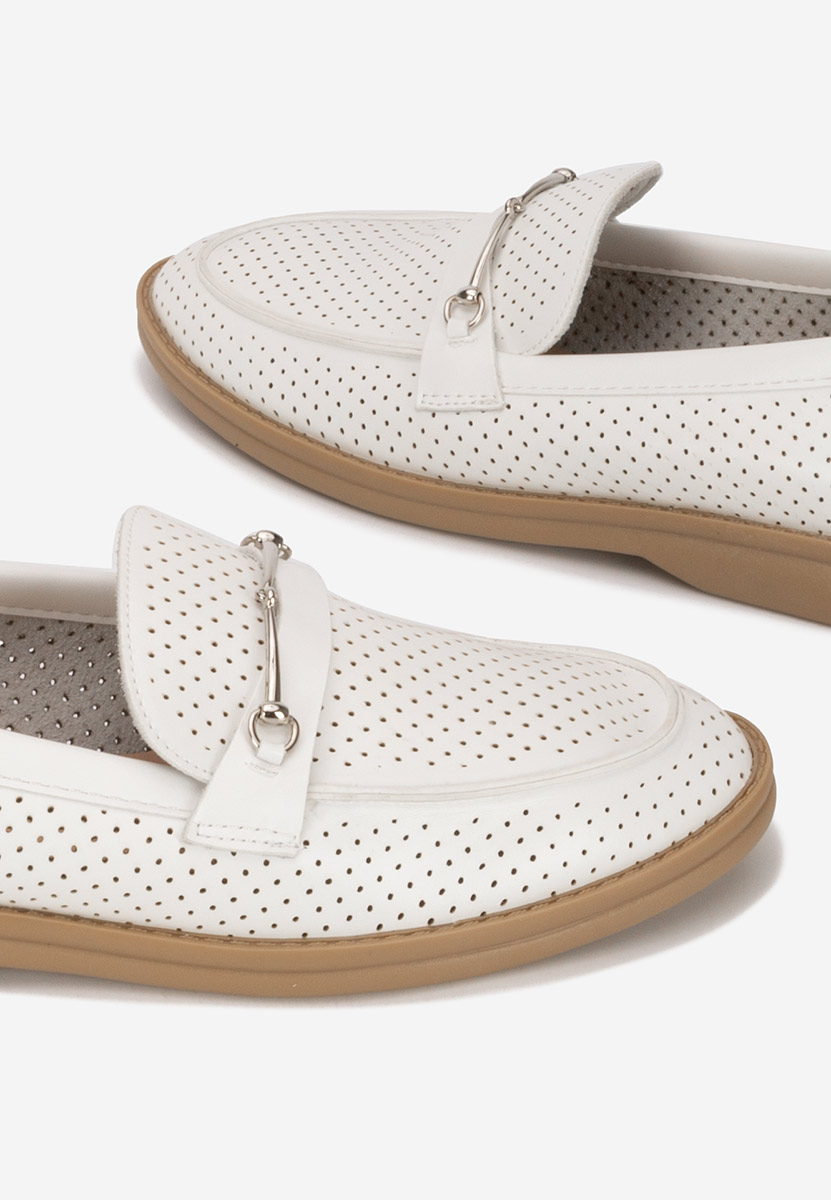 Дамски мокасини Morvana V2 бели