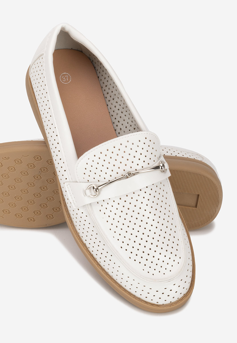 Дамски мокасини Morvana V2 бели