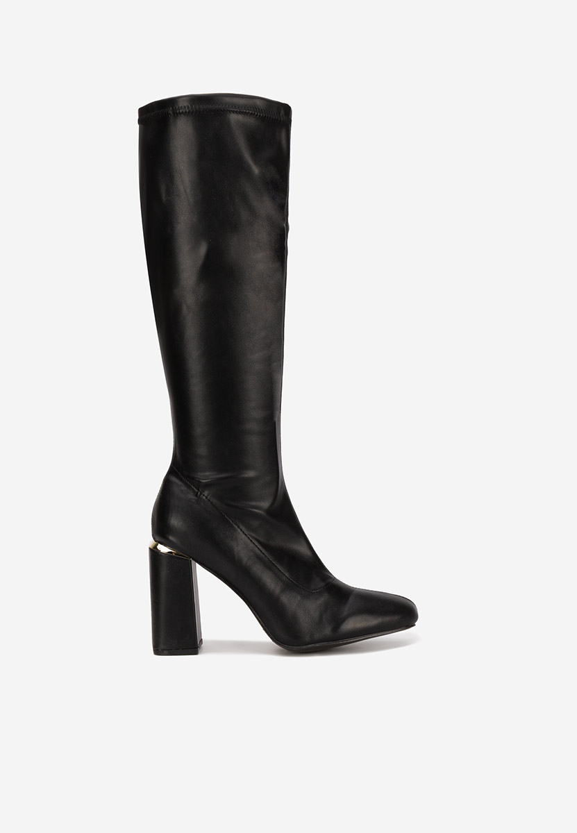 Високи ботуши Paulena черен