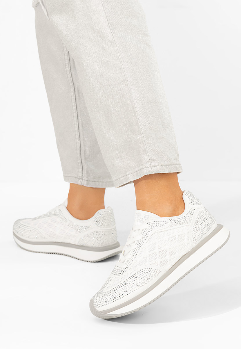 Дамски сникърси Zarania бели