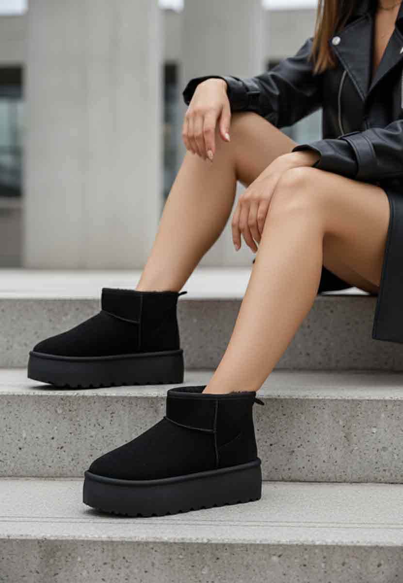 Чизми на платформа Savieda V7 черен