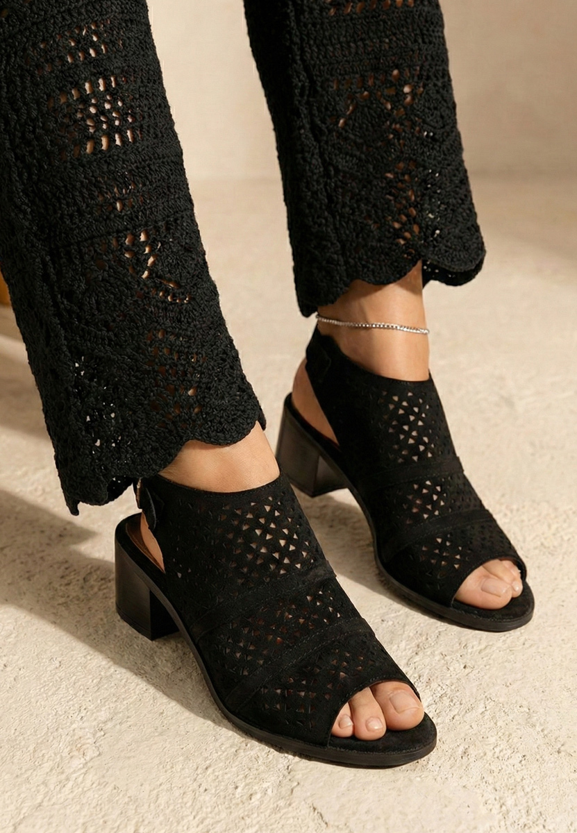 Cандали на нисък ток Skarlet черен