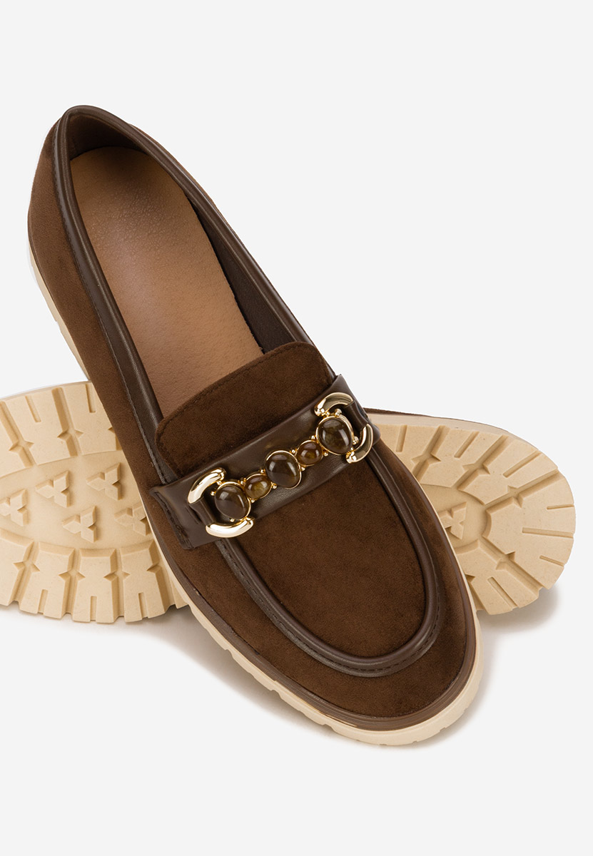 Дамски мокасини Amberlin кафяв