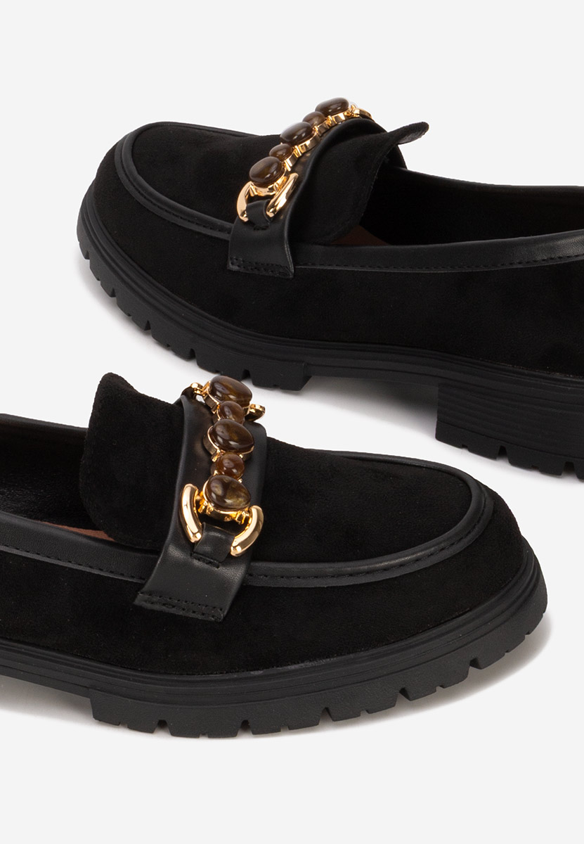 Дамски мокасини Amberlin черни