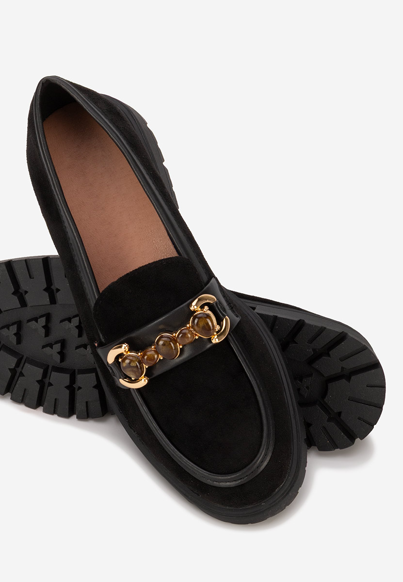 Дамски мокасини Amberlin черни