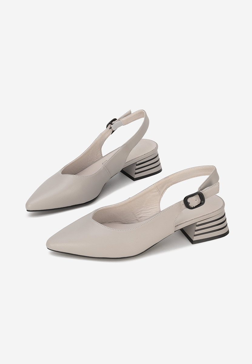 Обувки на ток Ranina сив