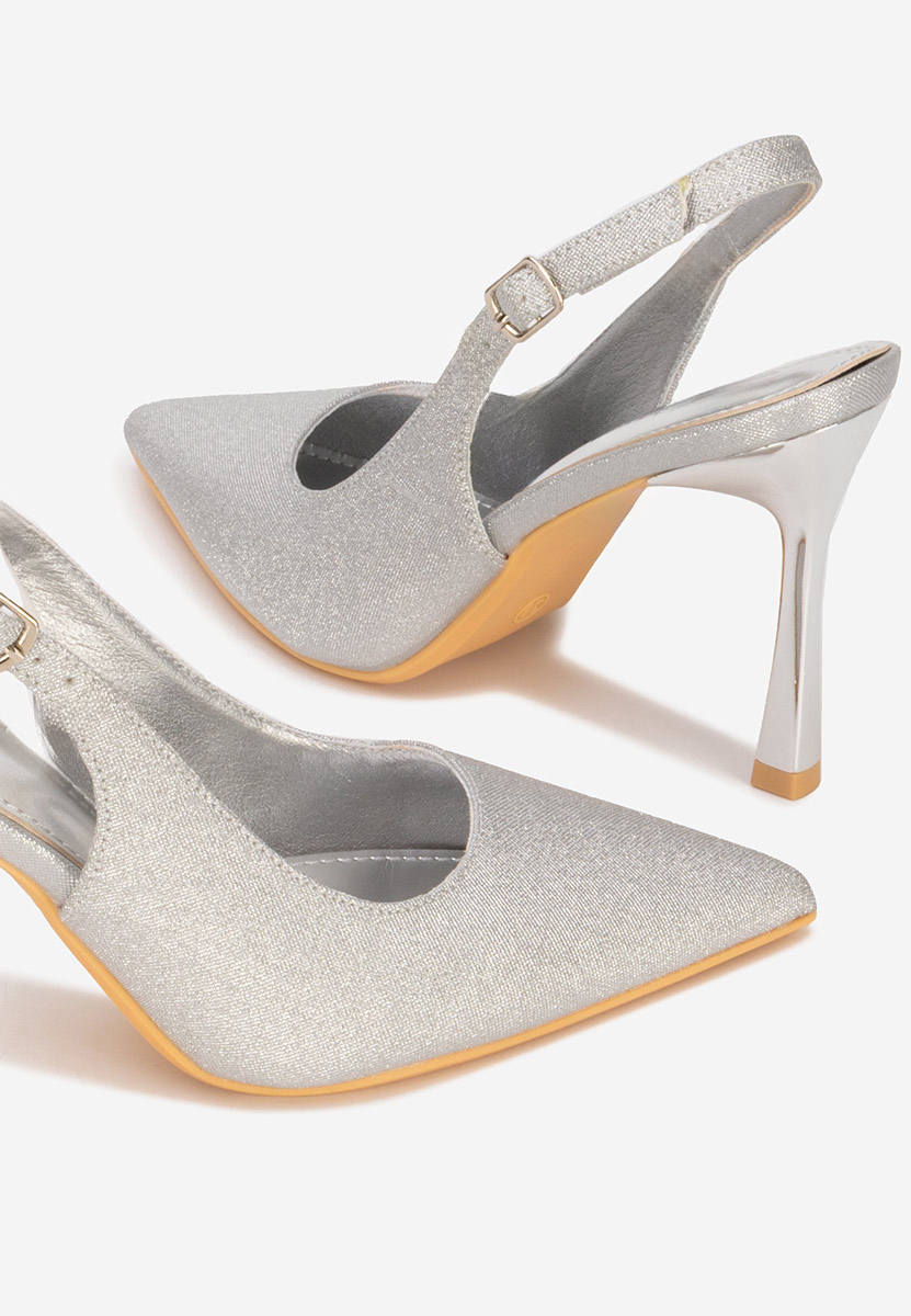 Обувки на ток Edinea сив