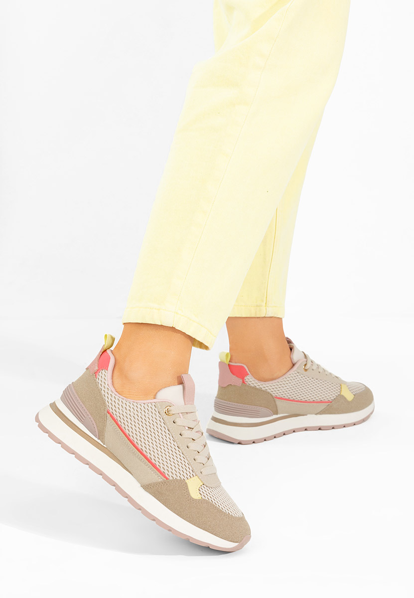 Дамски сникърси Helenia бежов