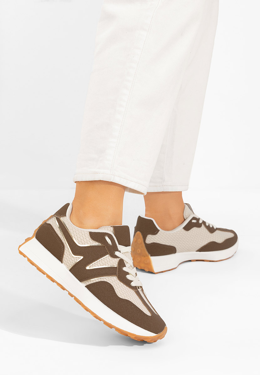 Дамски сникърси Arkana V2 кафяв