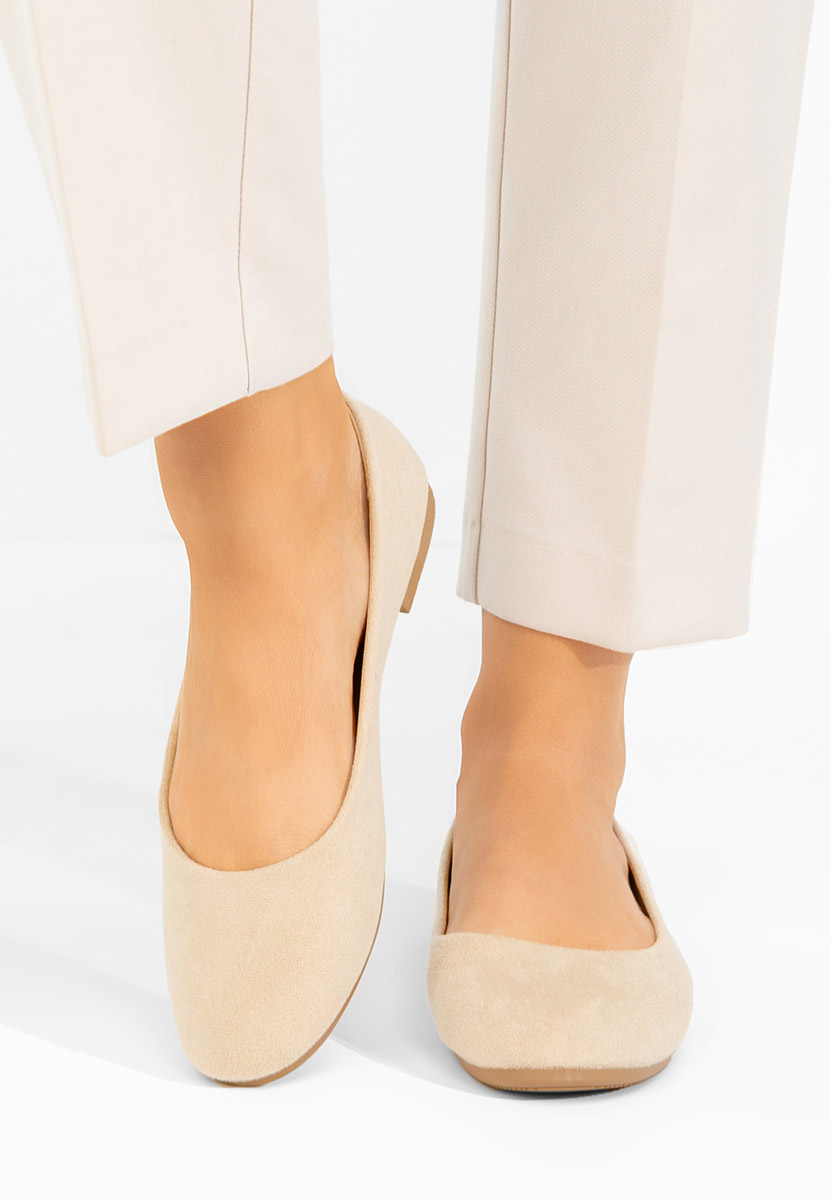 Дамски балерини Agappia каки