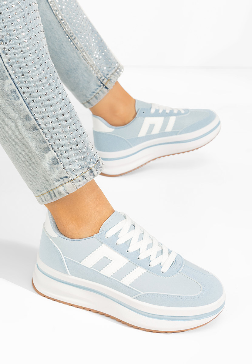 Cникърси на платформа Jesie син