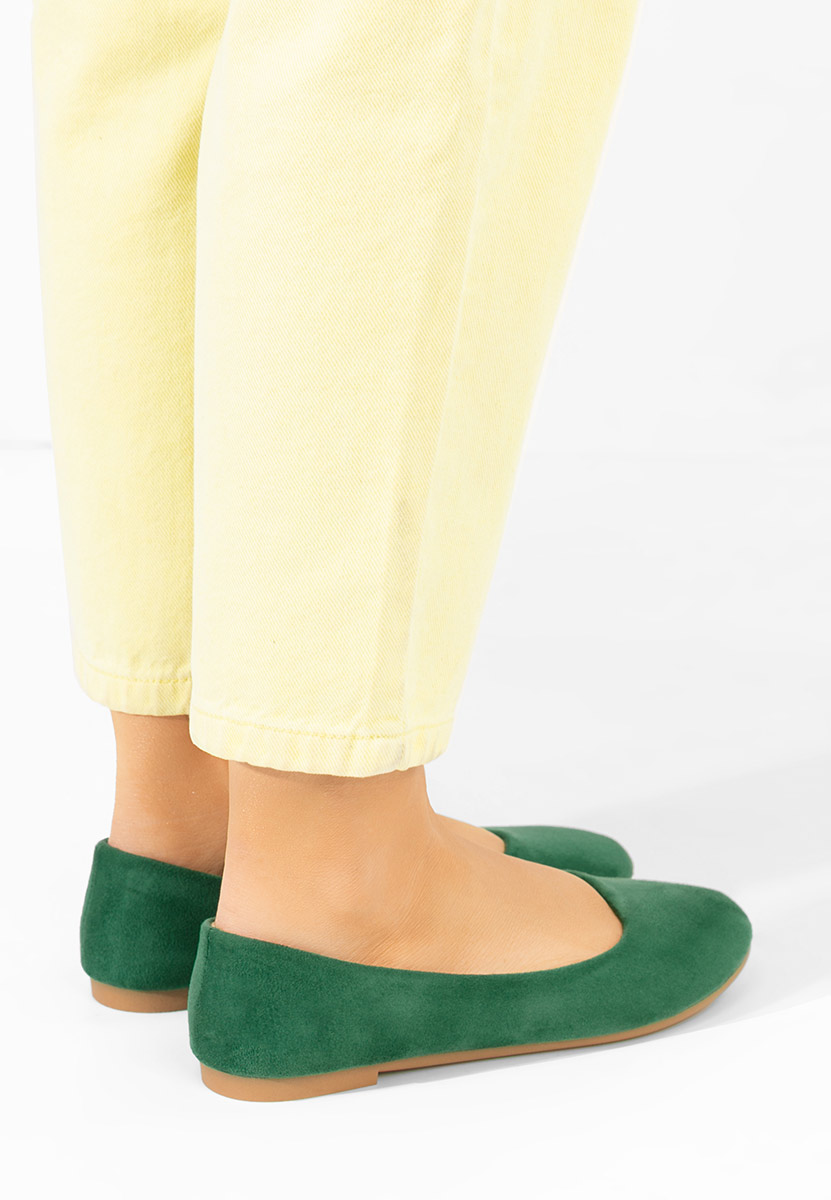 Дамски балерини Agappia зелен