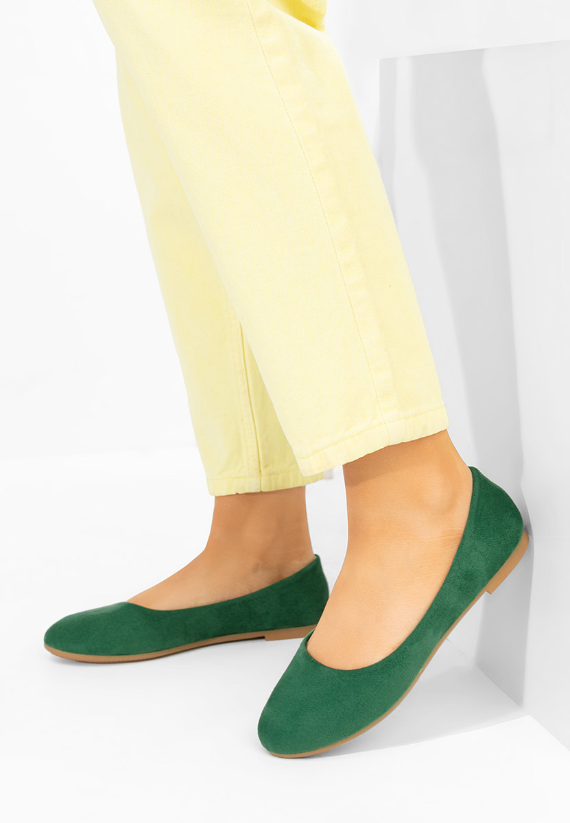 Дамски балерини Agappia зелен