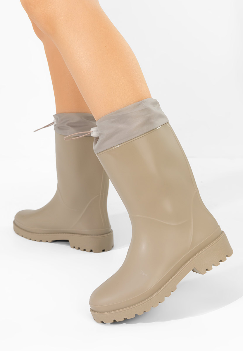 Гумени ботуши Zunaira бежов