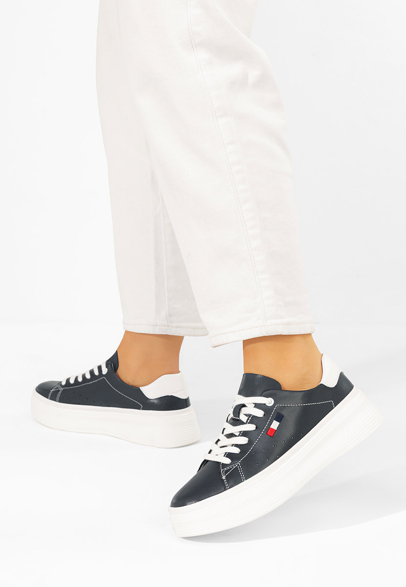 Cникърси на платформа Tasiana военно син