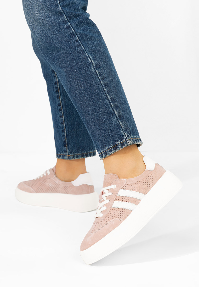 Дамски сникърси Jiustina розов