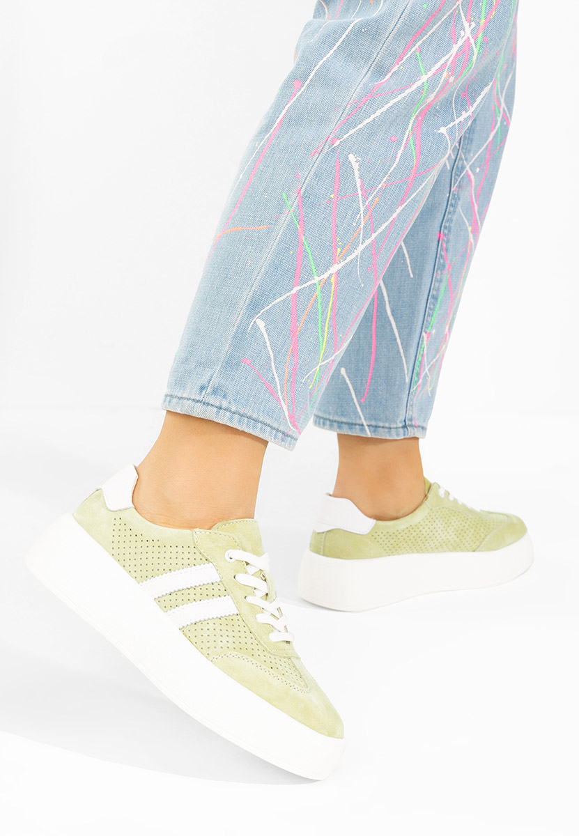 Дамски сникърси Jiustina зелен