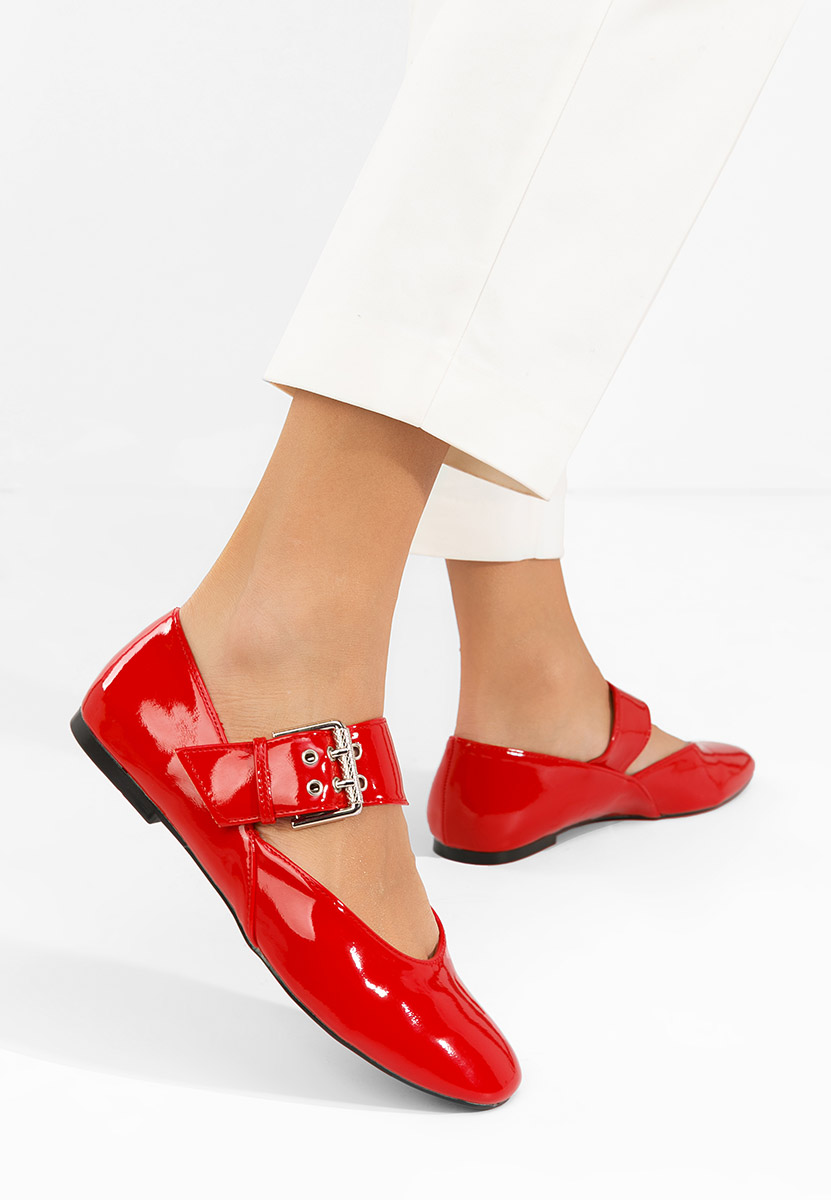 Дамски балерини Katalea червен