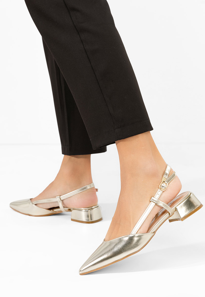 Обувки на ток Otilya златен